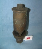 Antique solid brass steam whistle