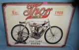 Thor Motorcycles retro advertising sign