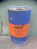 Gulf flex oil company muiltpurpose grease container