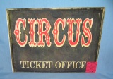 Circus Ticket Office retro style advertising sign