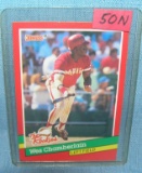 Wes Chamberlain rookie baseball card