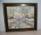 Antique oil on canvas painting signed D. Obrenski