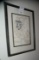 Matted and framed vintage art work