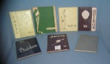 Collection of vintage year books