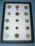 Collection of world coins