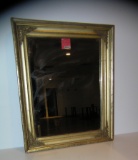 Antique gold gilded wall mirror circa 1880's