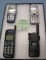 Group of modern cell phones