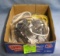 Box of misc. electronics including cables