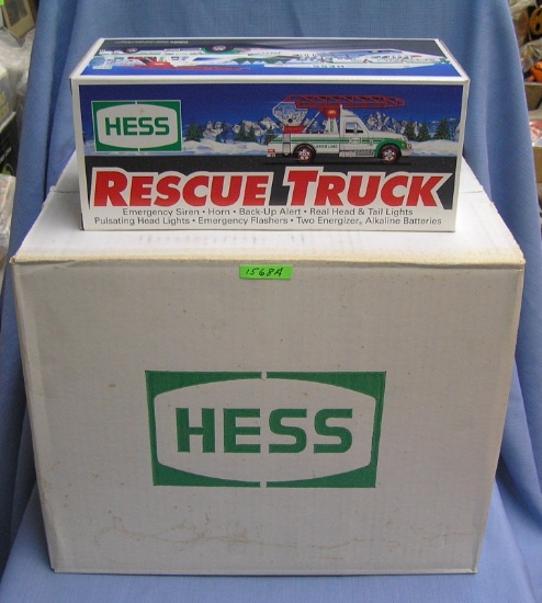 Unopened case of HESS 1994 rescue trucks