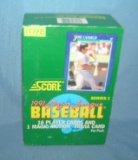 Score unopened baseball box of cards