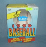 Fleer factory packed unopened baseball box of cards