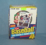 Fleer factory packed unopened baseball box of cards