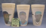 Vintage baseball all star slurpee cups