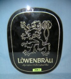 Vintage Lowenbrau beer advertising display piece