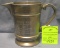 Vintage all cast aluminum whiskey water pitcher