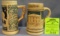 Pair of vintage German Beer steins