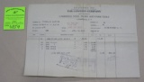 Cambridge steel plow & farm tool co.invoice