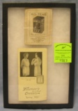 Pair of antique advertising brochures