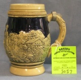 Vintage German beer stein less cover