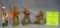 Group of vintage toy soldiers