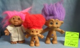 Group of vintage trolls