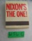 Richard Nixon poltical campaign match book