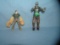 Pair of vintage action figures