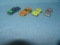 Group of vintage toy cars includes Corvette