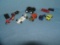 Group of vintage toy cars, trucks and parts