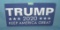 Trump 2020 retro style license plate size sign