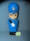 Figural police officer's display piece