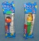 Pair of vintage PEZ Candy containers