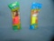 Pair of vintage PEZ Candy containerss