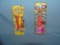 Pair of vintage PEZ Candy containerss