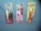 Group of vintage PEZ candy containers