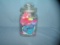 Large vintage glass candy storage jar