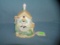 Porcelain decorated candy shop figurine