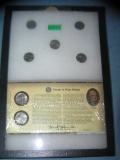 Group of US mint cased and circulated American nickels