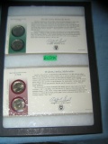 Group of US mint cased state quarters