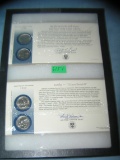 Group of US mint cased state quarters