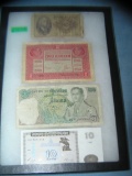 Group of vintage world currency