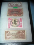 Group of vintage world currency