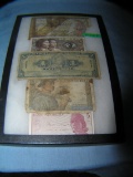 Group of vintage world currency