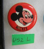 Vintage Mickey Mouse button