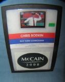 Political collectibles includes Clinton sports card and more