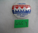 Vintage McGovern political button