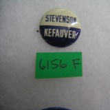 Stevenson and Kefauver political campaign button