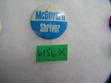 McGovern/ Shriver  political campaign button