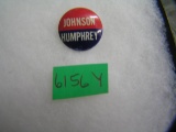 Early Johnson/ Humphrey political campaign button