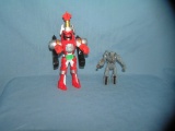 Pair of vintage transformer toys